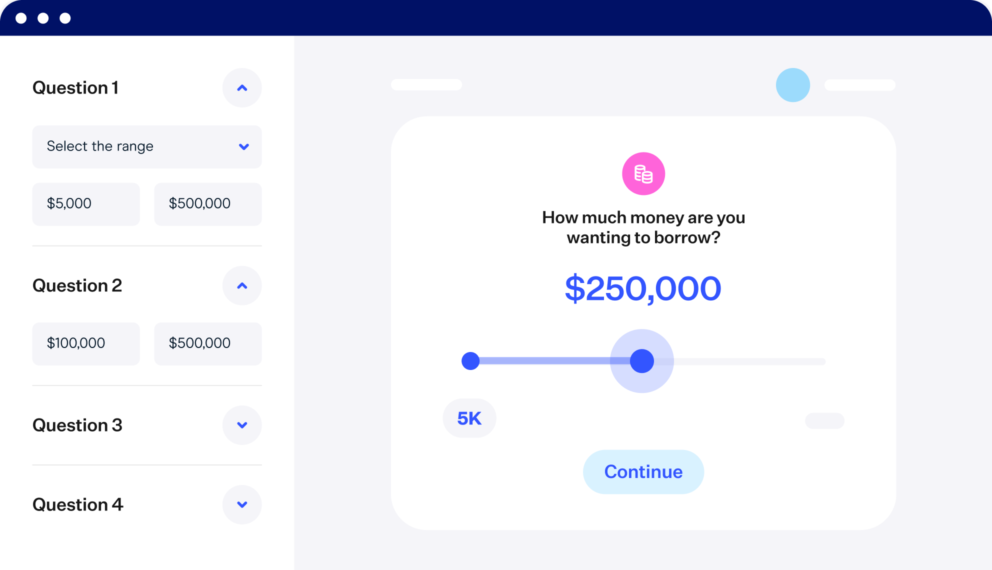 Mortgage Lead Generation Forms Dashboard