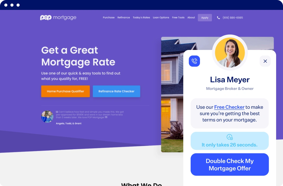 Mortgage Website Lead System